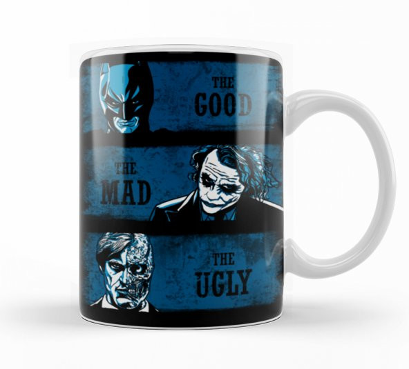 The Good The Mad The Ugly Batman Ve Joker Kupa Bardak Porselen