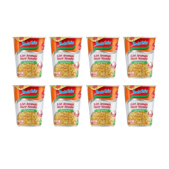 Indomie Noodle Köri 60 gr Bardak x 8 Adet - 2