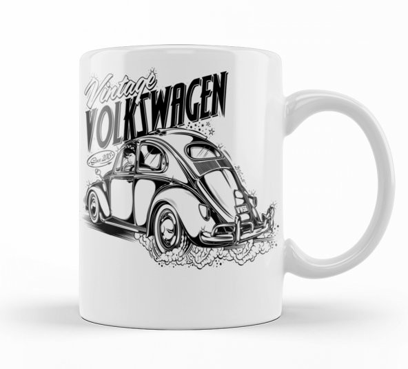 Volkswagen Kupa Bardak Porselen