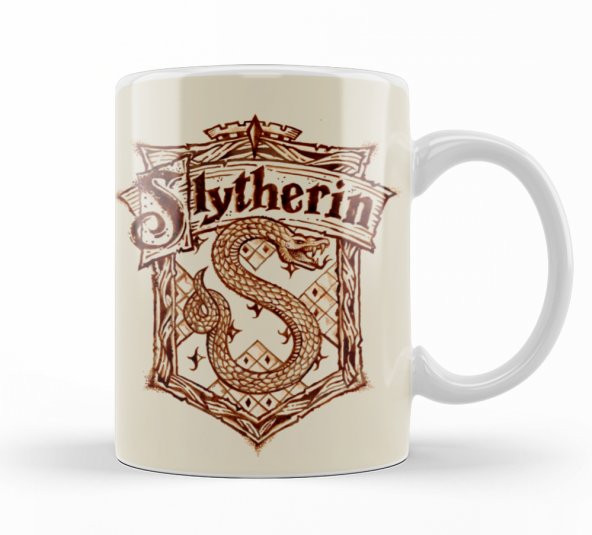Slytherin Slytherin Kupa Bardak Porselen