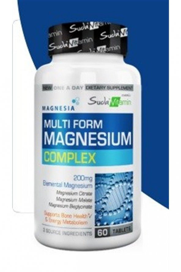 Suda Vitamin Magnesium Complex 60 Tablet 8681571354666 ürün görseli