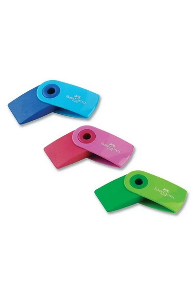 Faber-castell Silgi Mini Sleeve Canlı Renkler 3 Adet ürün görseli 1