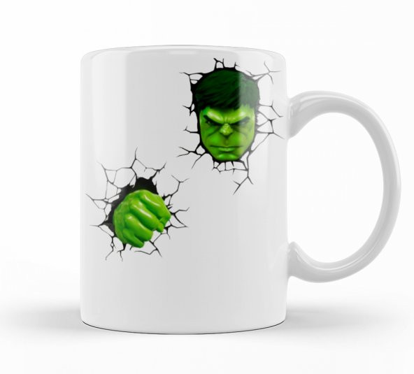 Hulk Destruidor Kupa Bardak Porselen