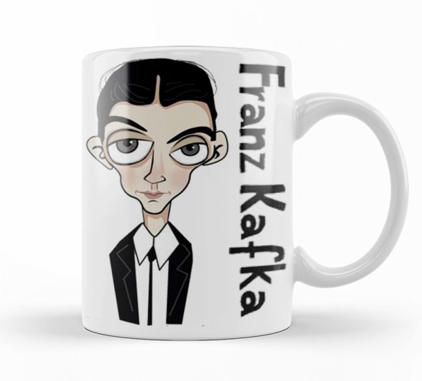 Franz Kafka Kupa Bardak Porselen