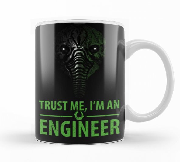 Engineer Trust Me Kupa Bardak Porselen