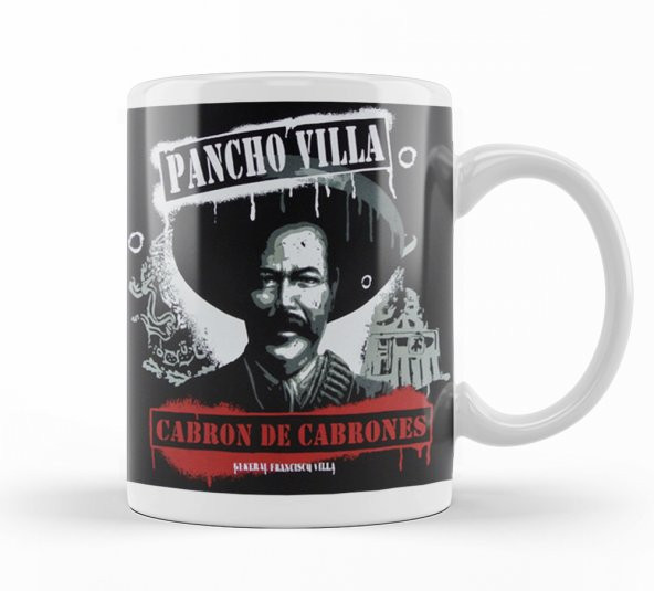 El Cabron Pancho Villa Kupa Bardak Porselen