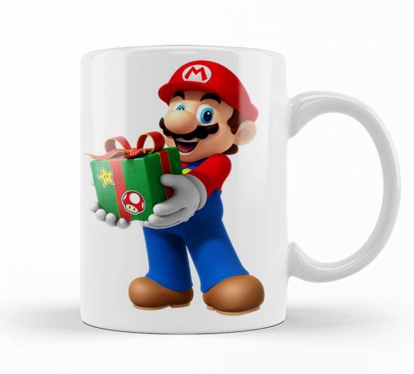 Super Mario Kupa Bardak Porselen