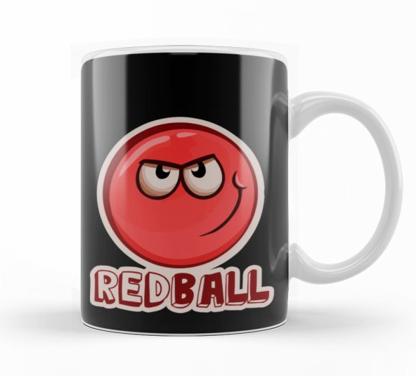 Red Ball 4 The Red Ball Kupa Bardak Porselen