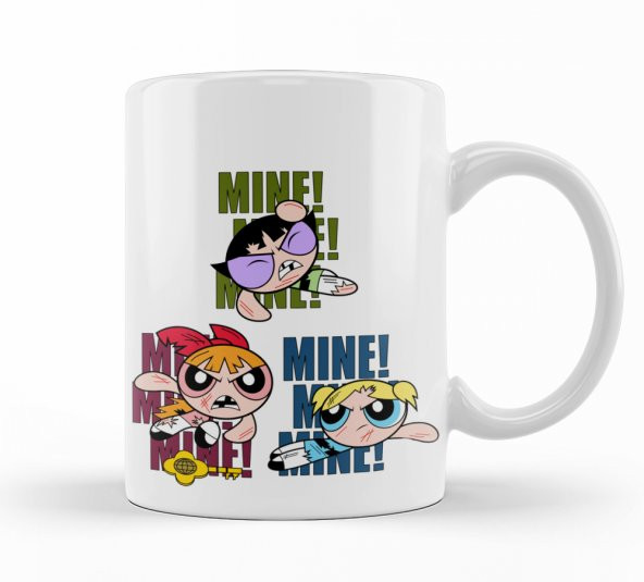 Powerpuff Girls 0 Kupa Bardak Porselen - 1