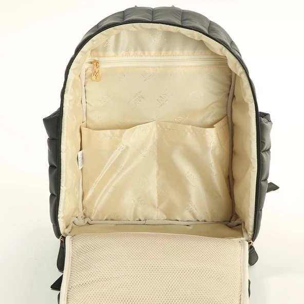 M&Y Puff Anne Bebek Bakım Sırt Çantası 7335 Siyah - 5