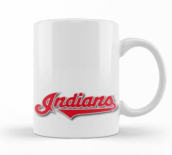 Cleveland Indians Logo Kupa Bardak Porselen