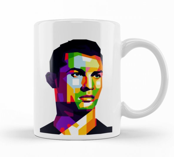 Cristiano Ronaldo 7 Cr Kupa Bardak Porselen