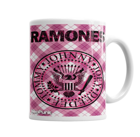 Ramones Pink by NeoPunk Kupa Bardak Porselen