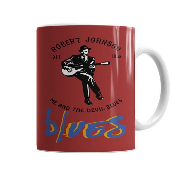 Robert Johnson Blues Kupa Bardak Porselen
