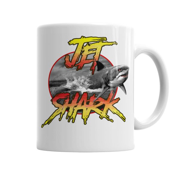 Jet Shark Kupa Bardak Porselen