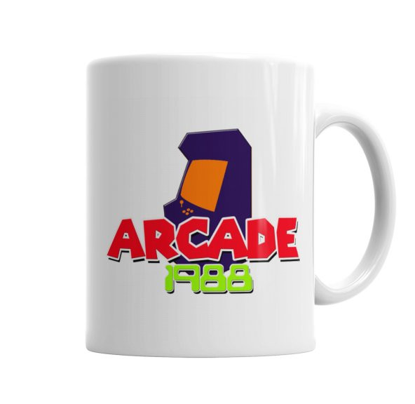 Arcade 1988 Atari Kupa Bardak Porselen