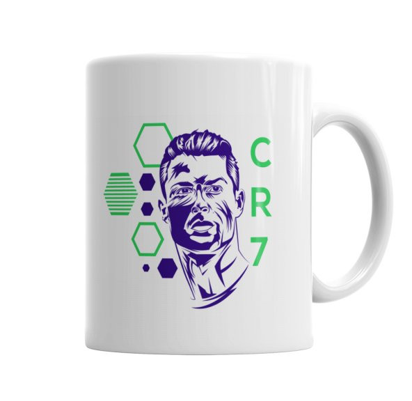 Cristiano Ronaldo CR7 Kupa Bardak Porselen
