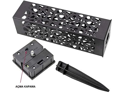 Solar Güneş Enerjili Bahçe Aydınlatması Yürüyüş Yolu Seti 8 Adet - Resim 3