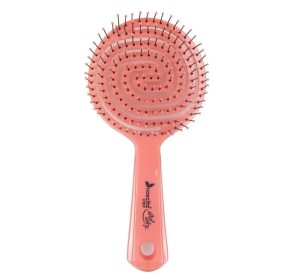 Nascita 3 (Üç) Boyutlu Profesyonel Yuvarlak Saç Fırçası Pembe (Kod Prof:2) (6 Lı Set) - 2