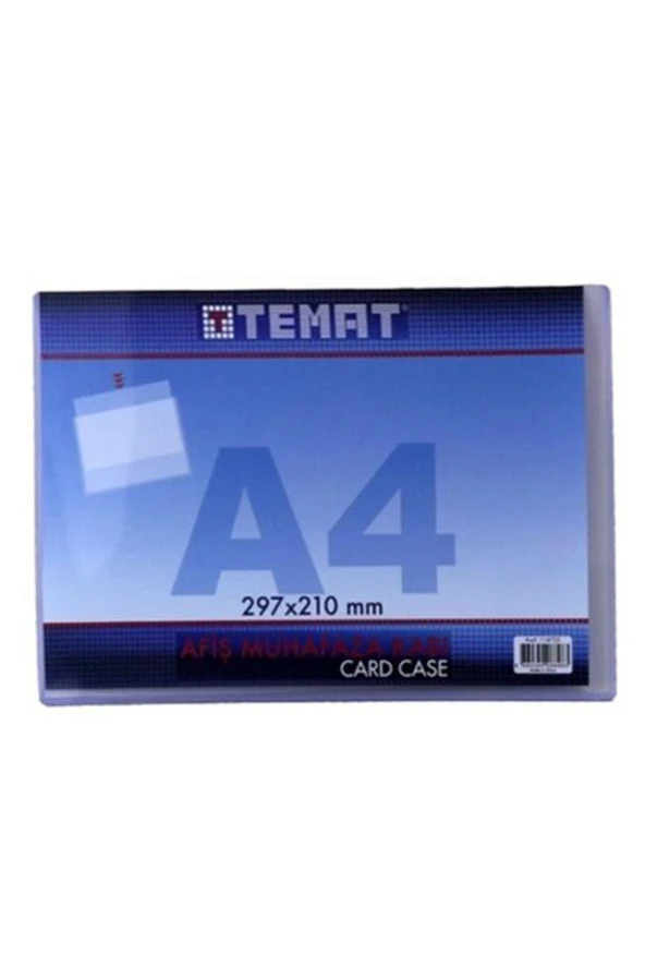 Temat 273244 A4 Afiş Muhafaza Kabı Card Case (1 Adet)