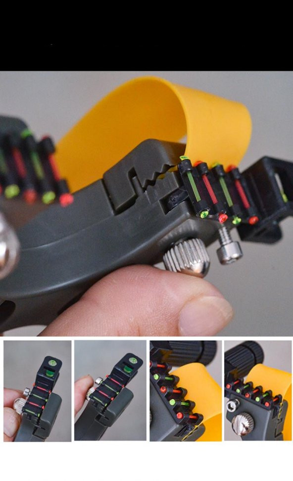 Avcı Sapan Yedek Kauçuk Lastik Deri Hazne Slingshot 3 Adet - 5