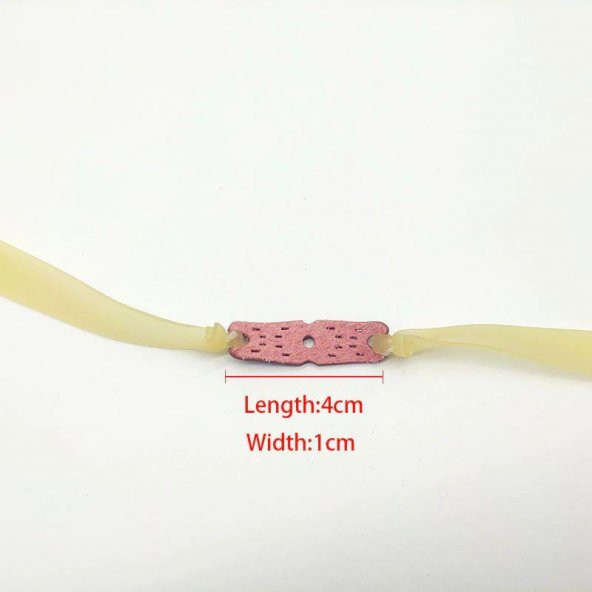 Avcı Sapan Yedek Kauçuk Lastik Deri Hazne Slingshot 3 Adet - 7