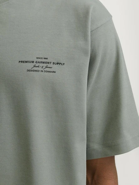 Jack Jones Blachad Brandıng Erkek Tişört 12259357 - Resim 8