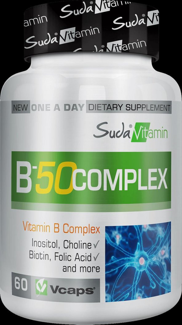 Suda Vitamin B-50 Complex 60 Kapsül 8681571352204