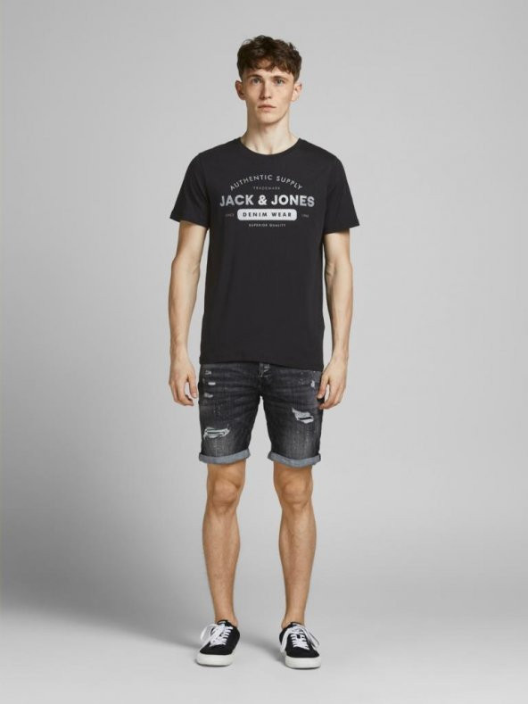 Jack&Jones Erkek Baskılı T Shirt 12177533 - 6