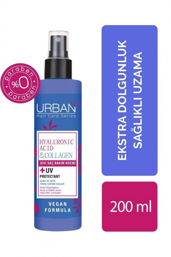 Urban Care Sıvı Saç Kremi Hyaluronicacıd & Collage 200 Ml