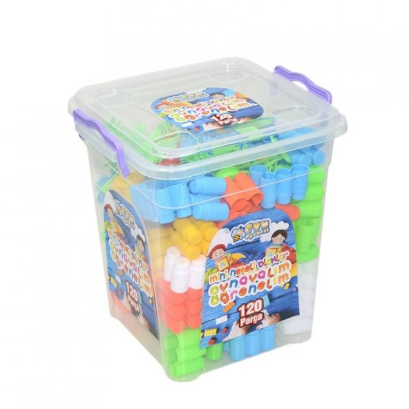 Can Oyuncak Mini LEGO 120 Parça Plastik Kutulu- CN2101 - 1