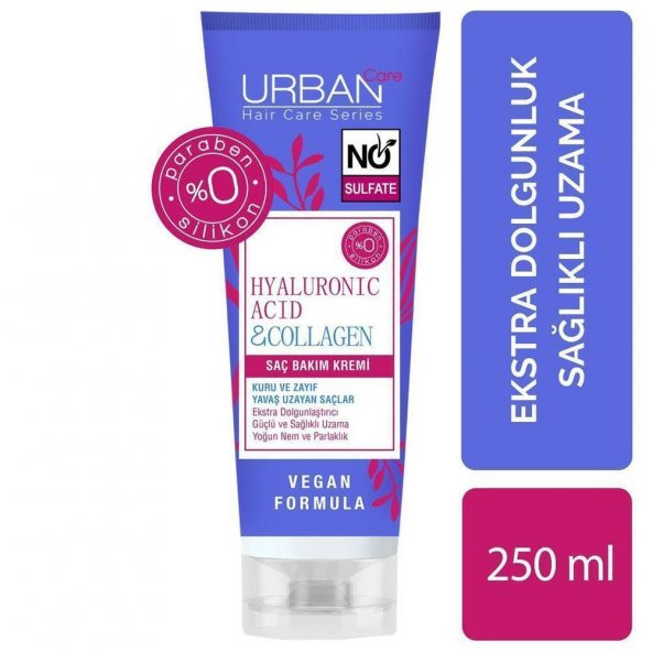 Urban Care Saç Bakım Kremi Hyaluronicacıd & Collage 250 Ml