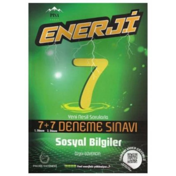 Palme 7.sınıf Enerji Sosyal Bilgiler 7+7 Deneme *yeni*