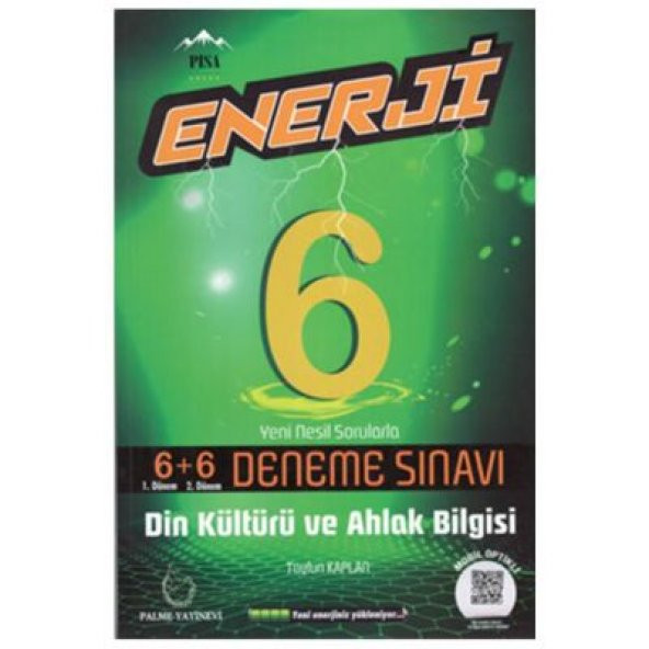 Palme 6.sınıf Enerji Din Kültürü 6+6 Deneme Sınavı *yeni*