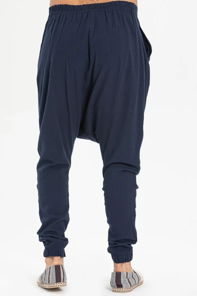 Özgür Şile Bezi Yazlık Şalvar Lacivert Lcvt L/XL Lacivert - 2