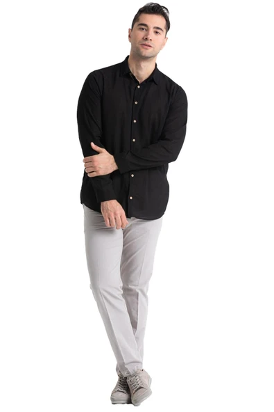 Keten Erkek Pantolon Taş Tas 40 Taş - 7