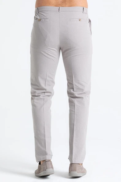 Keten Erkek Pantolon Taş Tas 40 Taş - 3