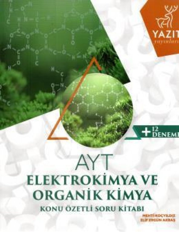Yazıt Ayt Elektrokimya Ve Org.kimya Konu Özetli Soru