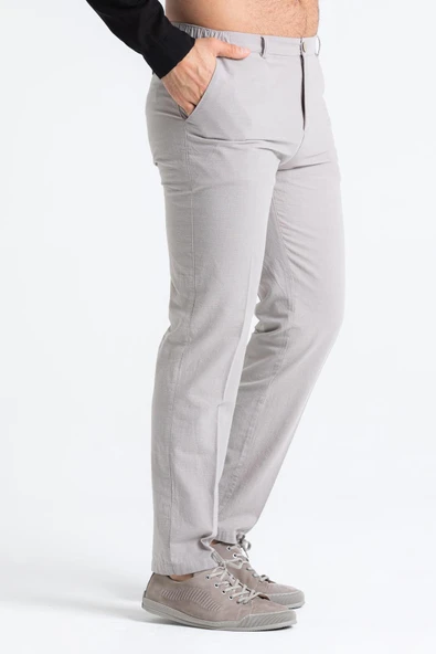 Keten Erkek Pantolon Taş Tas 40 Taş - 4