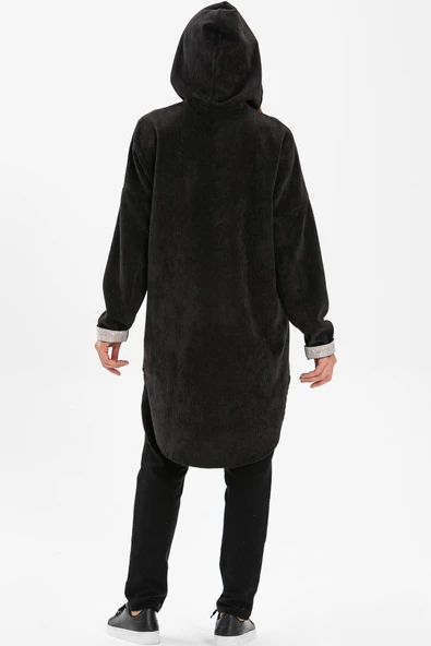Eylül Fitilli Kadife Ceket Siyah Syh 2XL-3XL Siyah - 2