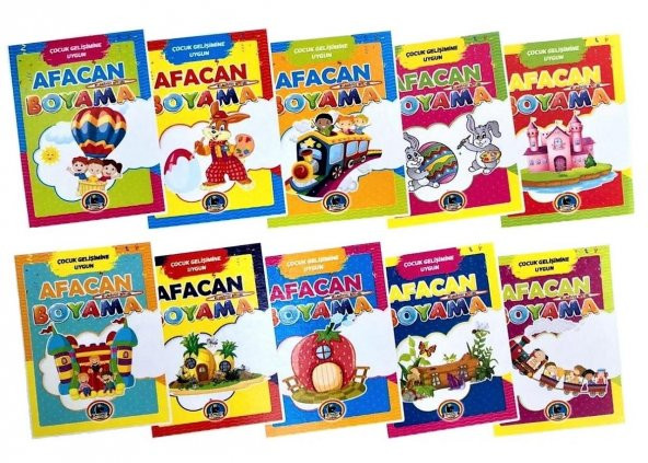 Fatih Boyama Çantası Pastel+Sulu+Kuru+Keçeli Kalem +10 Adet Boyama Kitabı - 3