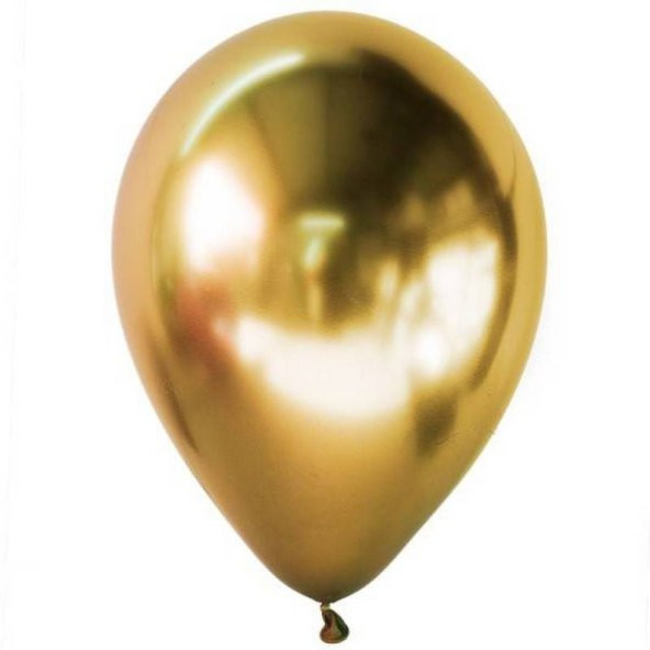 12" Krom Balon Altın 