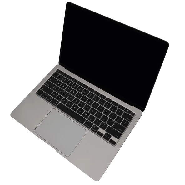 Macbook Air M1 13.3inç Klavye Koruyucu TouchID'li (US-ABD İngilizce) A2179 A2337 ile Uyumlu - 8