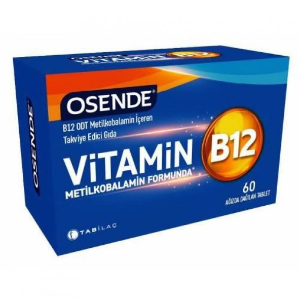 Osende Vitamin B12 60 Ağızda Dağılan Tablet 8680133000775 - Resim 2