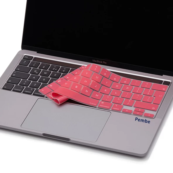 Macbook Pro Klavye Koruyucu 13inç M1-M2 (UK-EU İngilizce) Touchbarlı A2338 A2289 A2251 A2141 Uyumlu - 3