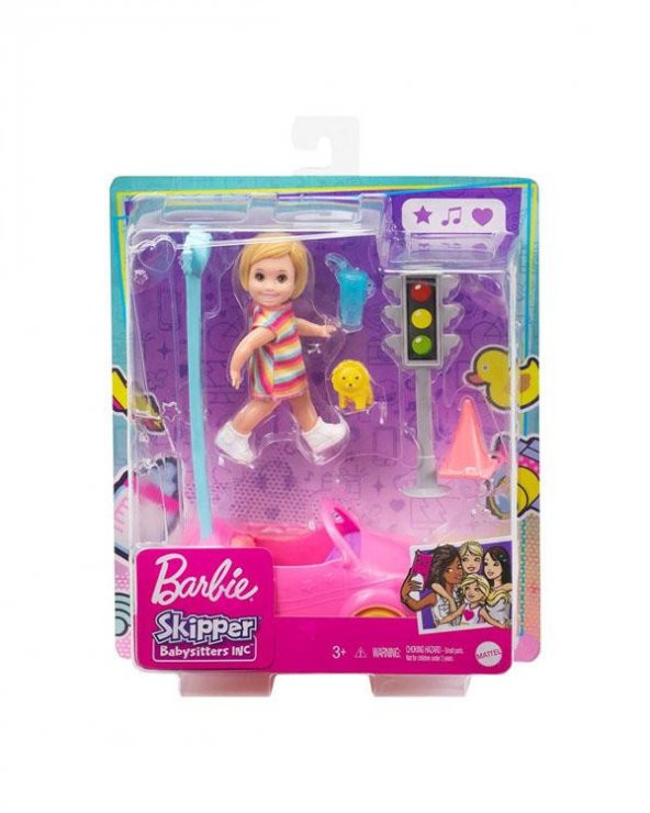 Barbie Bebek Bakıcısı Temalı Oyun Setleri GRP17