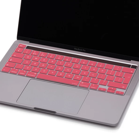 Macbook Pro Klavye Koruyucu 13inç M1-M2 (UK-EU İngilizce) Touchbarlı A2338 A2289 A2251 A2141 Uyumlu - 6