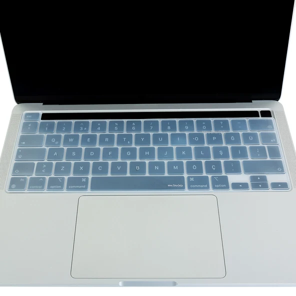 Macbook Pro Klavye Koruyucu M1-M2 13inç (US-ABD İngilizce) Touchbarlı A2338 A2289 A2251 A2141 Uyumlu - 7
