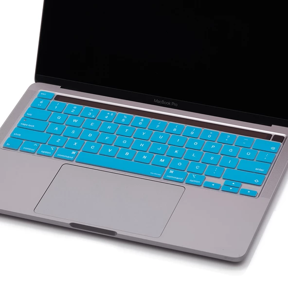 Macbook Pro Klavye Koruyucu 13inç M1-M2 (US to TR) Touchbarlı A2338 A2289 A2251 A2141 Uyumlu - 7