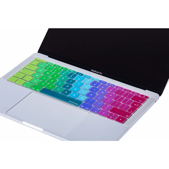 Macbook Pro Klavye Koruyucu (UK-EU İngilizce) 12inç A1534 - 13inç A1708 ile Uyumlu Dazzle - 4